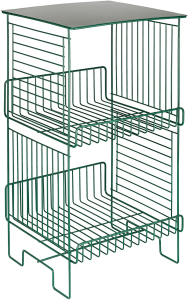 Стеллаж MOROSHKA Infinity сталь 31,3х31,3х62,2 см зеленый