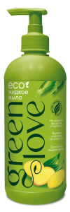Мыло жидкое Green love с экстрактами имбиря и бамбука, 500 мл