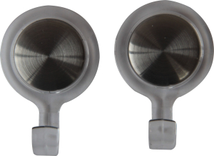 Крючки самоклеющиеся GROMELL пластик/сталь 2,7х6 см