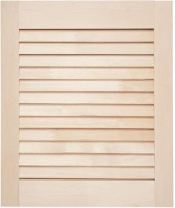Дверца жалюзийная береза сорт А 20х394x1805 мм