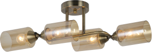 Люстра ESCADA 4хE27х60 Вт античная бронза 63х25х18,5 см