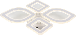 Люстра ESCADA LED 4х118 Вт белая 66х66х8 см