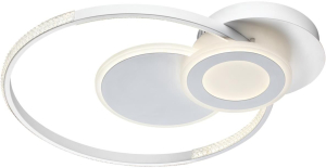 Люстра Novotech Calm LEDx50 Вт 55x55x6,5 см, белый