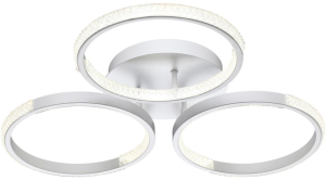 Люстра Novotech Calm LEDx65 Вт 52x52x9 см, белый