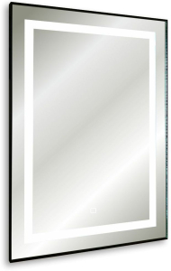 Зеркало саурон SILVER MIRROR LED металл 60х80 см