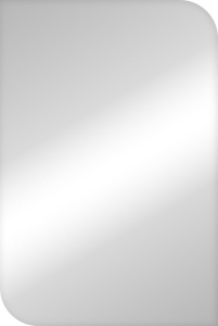 Зеркало каприз SILVER MIRROR фацет 40х60 см