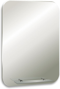 Зеркало самба SILVER MIRROR с полкой 40х70 см