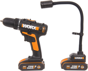 Набор дрель и гибкий фонарь Worx WX977