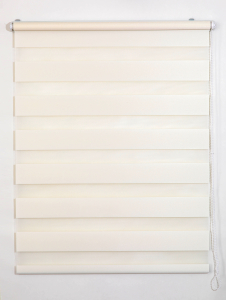Ролштора день-ночь Fancy Line молочный 140х160 см