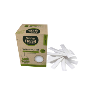 Зубочистки Mr. Fresh ЭКО 500 штук в индивидуальной упаковке