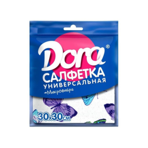 Салфетка Dora с рисунком из микрофибры, 1 шт