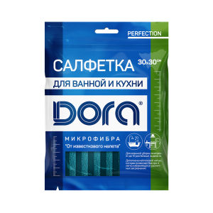 Салфетка Dora для стойких загрязнений из микрофибры, 1 шт