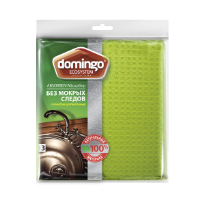 Салфетки Доминго Абсорбер целлюлозные, 3 шт