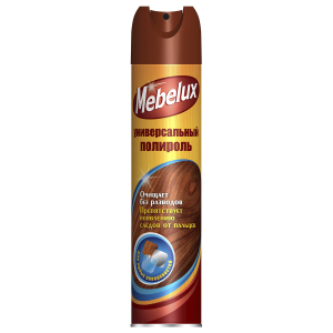 Полироль для мебели Mebelux для любых поверхностей 300 мл