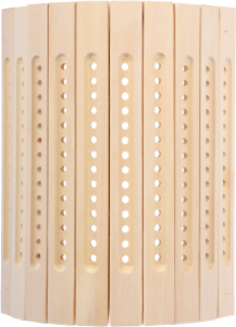 Абажур Банные штучки Рассвет угловой, 35х11х27 см липа