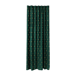 Штора готовая Moroshka Zolotoy Roy 160x270 см, цвет зеленый 