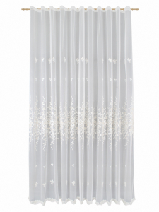 Тюль готовая Miamoza вышивка 300х280 см белый 