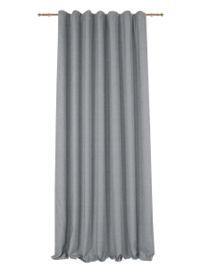 Штора готовая Miamoza шенилл 200х280 см темно-серый