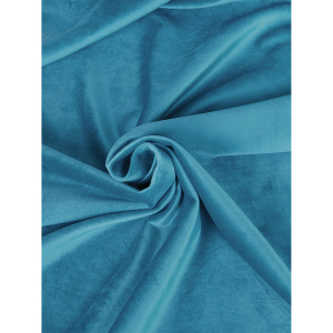 Штора готовая бархатная ТД Текстиль 802-69 200х280 см лазурный