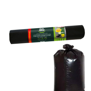 Пакеты для мусора Mr. Fresh суперпрочные 240 л, черный, 5 шт