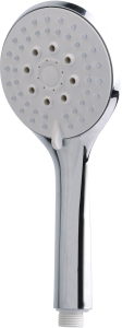 Лейка для душа массажная ARGO CHERRY, 5-ти функциональная, d 105 мм, хром/белый