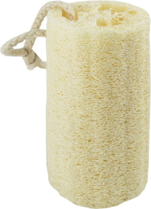 Мочалка натуральная из люфы 6х10 см 