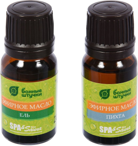 Набор эфирных масел Банные штучки ель и пихта 2 масла по 10 мл