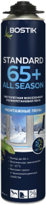BOSTIK пена пистолетная полиуретановая Standard 65 + All SEASON , 850 мл