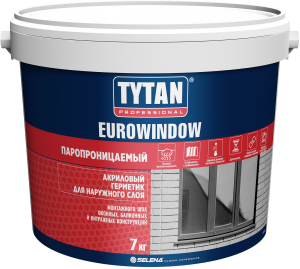 TYTAN Professional EUROWINDOW Герметик Акриловый Наружный 7кг белый