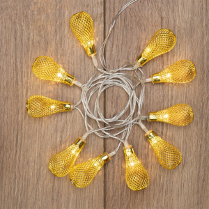 Гирлянда светодиодная Neon-Night Восточные фонарики 10 LED желтые 1,5 метра