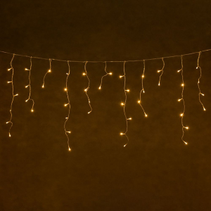 Электрогирлянда VEGAS 31V Бахрома 192 теплых LED ламп 48 нитей 6x0,6 м 8 режимов