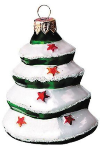 Ёлочная игрушка Коломеев Елка большая 11 см в подарочной упаковке