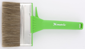 Кисть плоская для работ по дереву смешанная щетина Matrix 120х35 мм 