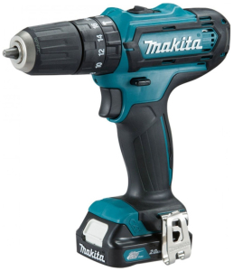 Дрель-шуруповерт Makita HP331DWAE +2 АКБ и ЗУ