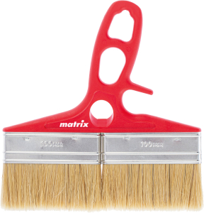 Кисть флейцевая для лаков Matrix натуральная щетина 200x12 мм