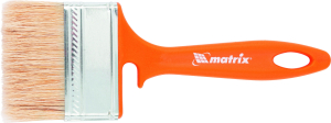 Кисть флейцевая для фасадных работ Matrix натуральная щетина 70х12 мм