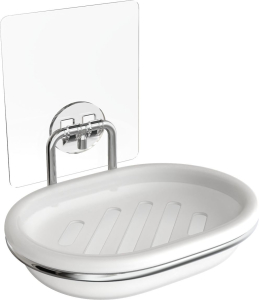 Мыльница для ванной настенная  пластиковая Kleber Lite