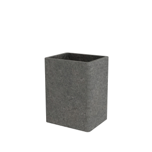 Стакан настольный STONE BLACK полирезин