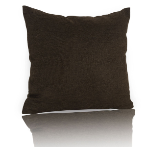 Подушка декоративная Эскар Dimaut на молнии 40х40 см, коричневый