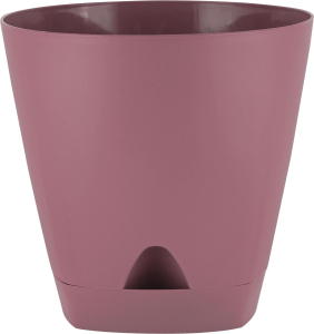 Горшок для цветов AMSTERDAM D 250мм/8л с прикорневым поливом Морозная слива