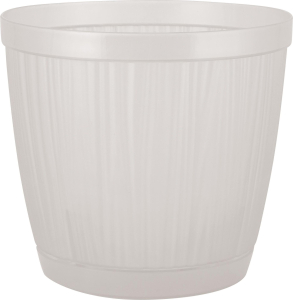 Горшок для цветов InGreen BARCELONA ORCHID 1,8л, D155мм, белый перламутровый