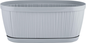 Горшок для цветов InGreen BARCELONA 2,7л, 275х145мм овальный утренний туман