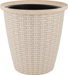 Горшок InGreen for Green Republic D210, 4,5л с дренажной вставкой 2,25л Лен