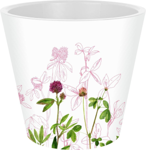 Горшок для цветов InGreen London Deco D125мм, 1л, Meadow grass