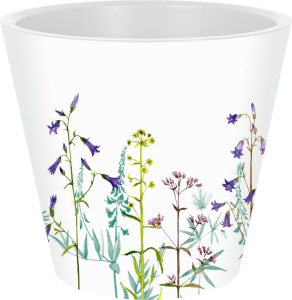 Горшок для цветов InGreen London Deco D160 мм, 1,6 л Meadow grass