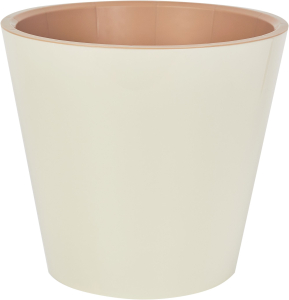 Горшок для цветов London D190 мм, 3,3л Сливочный