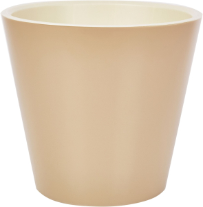 Горшок для цветов London D190 мм, 3,3л молочный шоколад