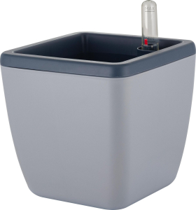 Горшок с автополивом InGreen Munchen 1,5л  0,85л, квадратный, Утренний туман