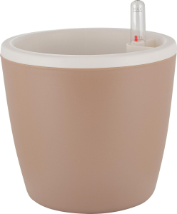 Горшок с автополивом InGreen Munchen D 160мм/2л  1,6л, круглый,молочный шоколад