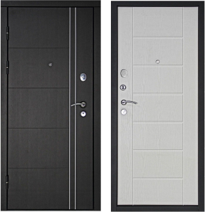 Дверь металлическая Дверной континет Теплолюкс белое дерево 86х205 см, правая